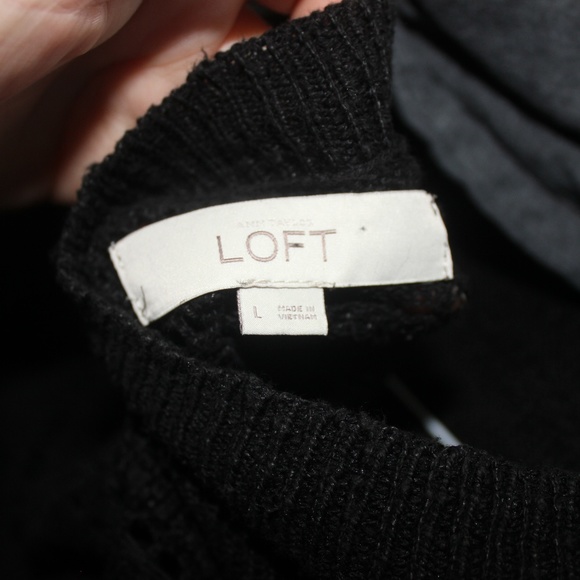 Loft Knit Long Sleeve Top Black - Picture 2 of 3